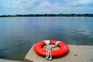 drowning safety device in lake