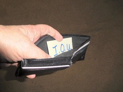 IOU in wallet