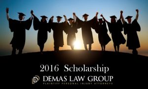 2016 scholarship demas law group 300x182 1
