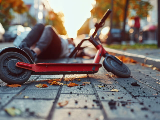 Electric Scooter Accident