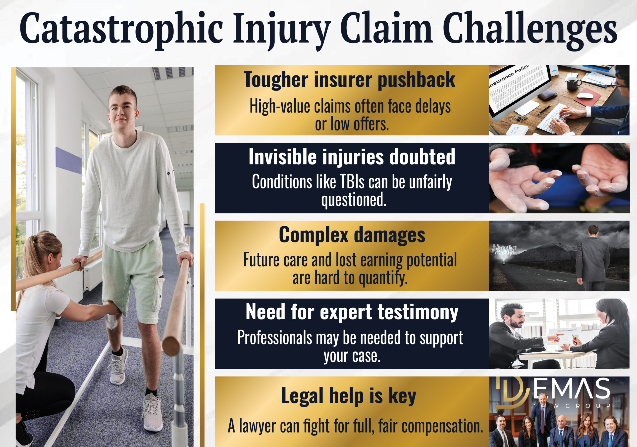 Catastrophic Injury Claim Challenges